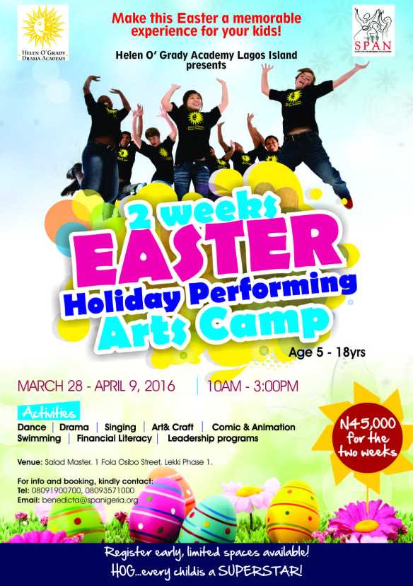 Easter camp flyer